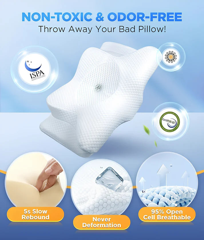 CozyLapse™  Memory Foam Neck Pillow